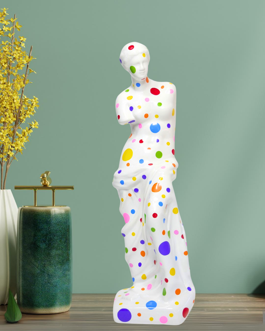 Venus de Milo Money Bank w_Multicolored Polka Dots - PMA Store at the Portland Museum of Art, Maine