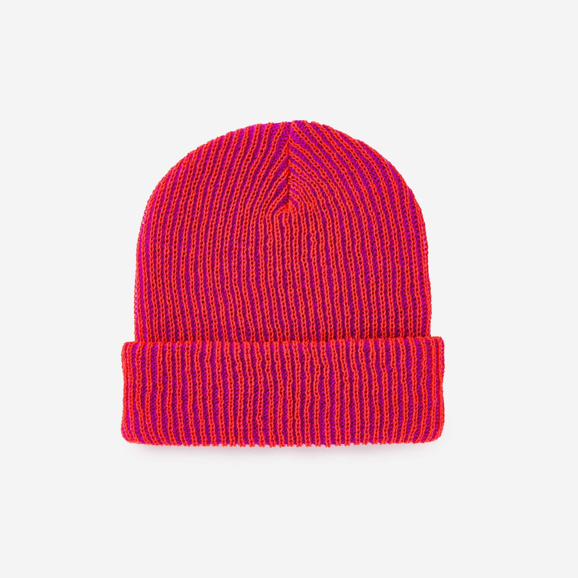 Simple Rib Knit Beanie: Golden Olive Navy - PMA Store at the Portland Museum of Art, Maine