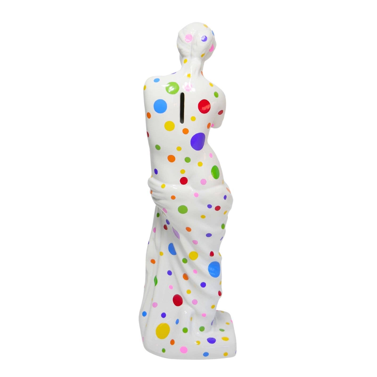 Venus de Milo Money Bank w_Multicolored Polka Dots - PMA Store at the Portland Museum of Art, Maine