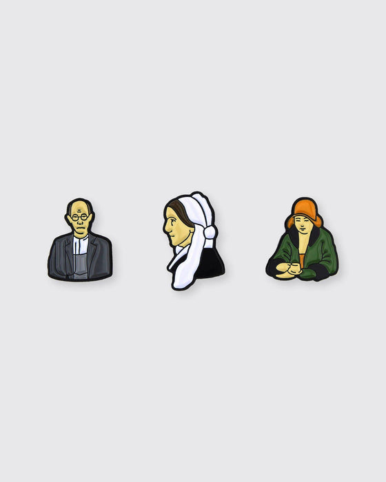 Pin Museum - American Art (Set of 3) • Enamel Pins