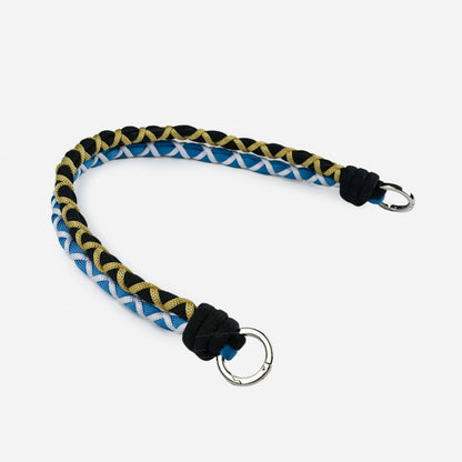 Braided Double Shoulder Strap: Kelly White - PMA Store at the Portland Museum of Art, Maine