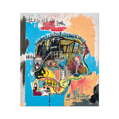 Apply Stickers - Skull by Basquiat - Die-Cut Sticker - PMA Store at the Portland Museum of Art, Maine