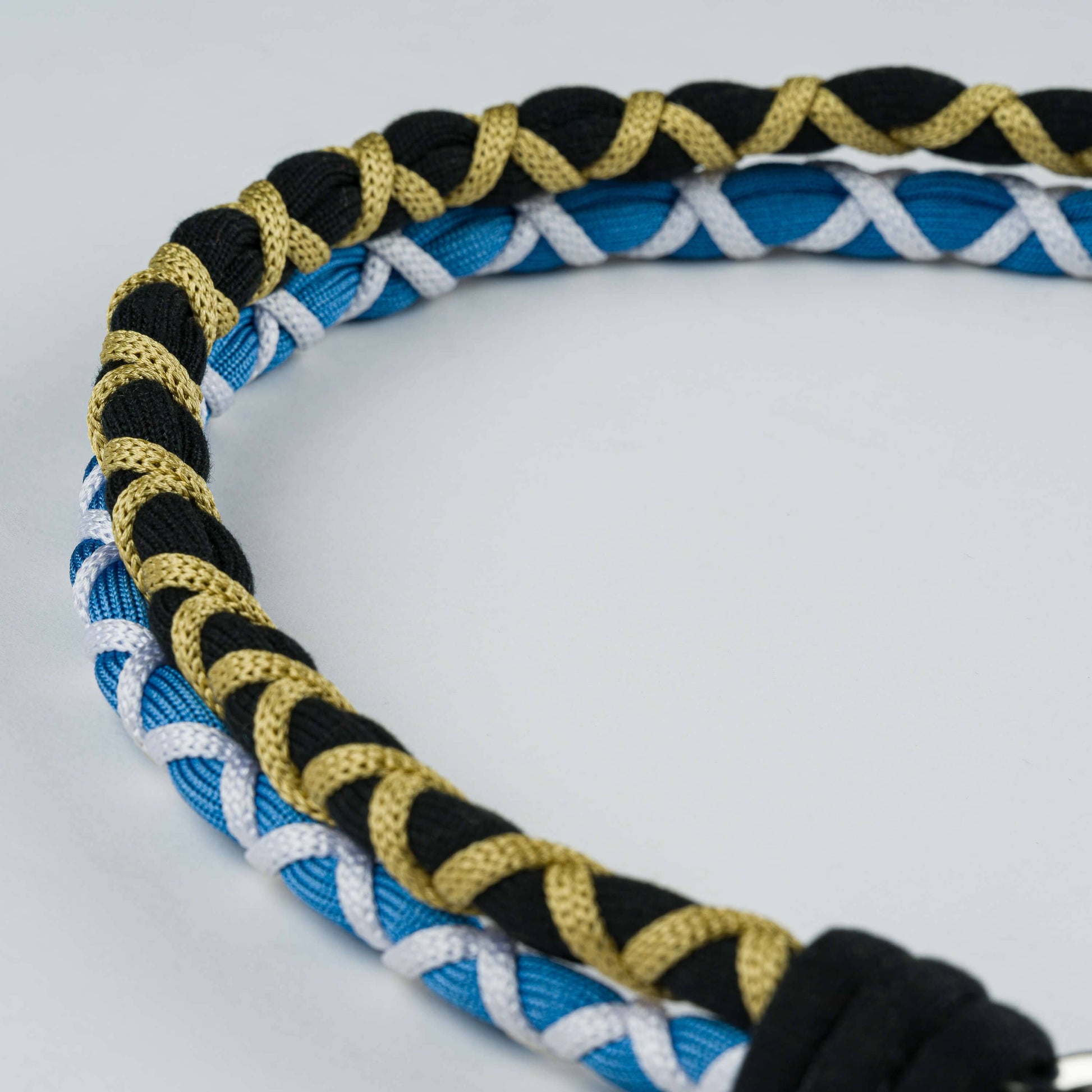 Braided Double Shoulder Strap: Kelly White - PMA Store at the Portland Museum of Art, Maine