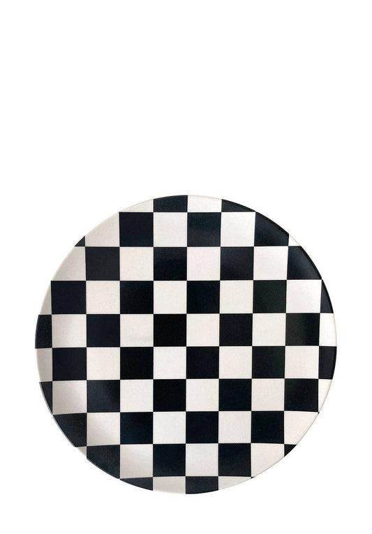 Xenia Taler - Mod Check Side Plate - Set of 4: Ship without gift box - PMA Store at the Portland Museum of Art, Maine