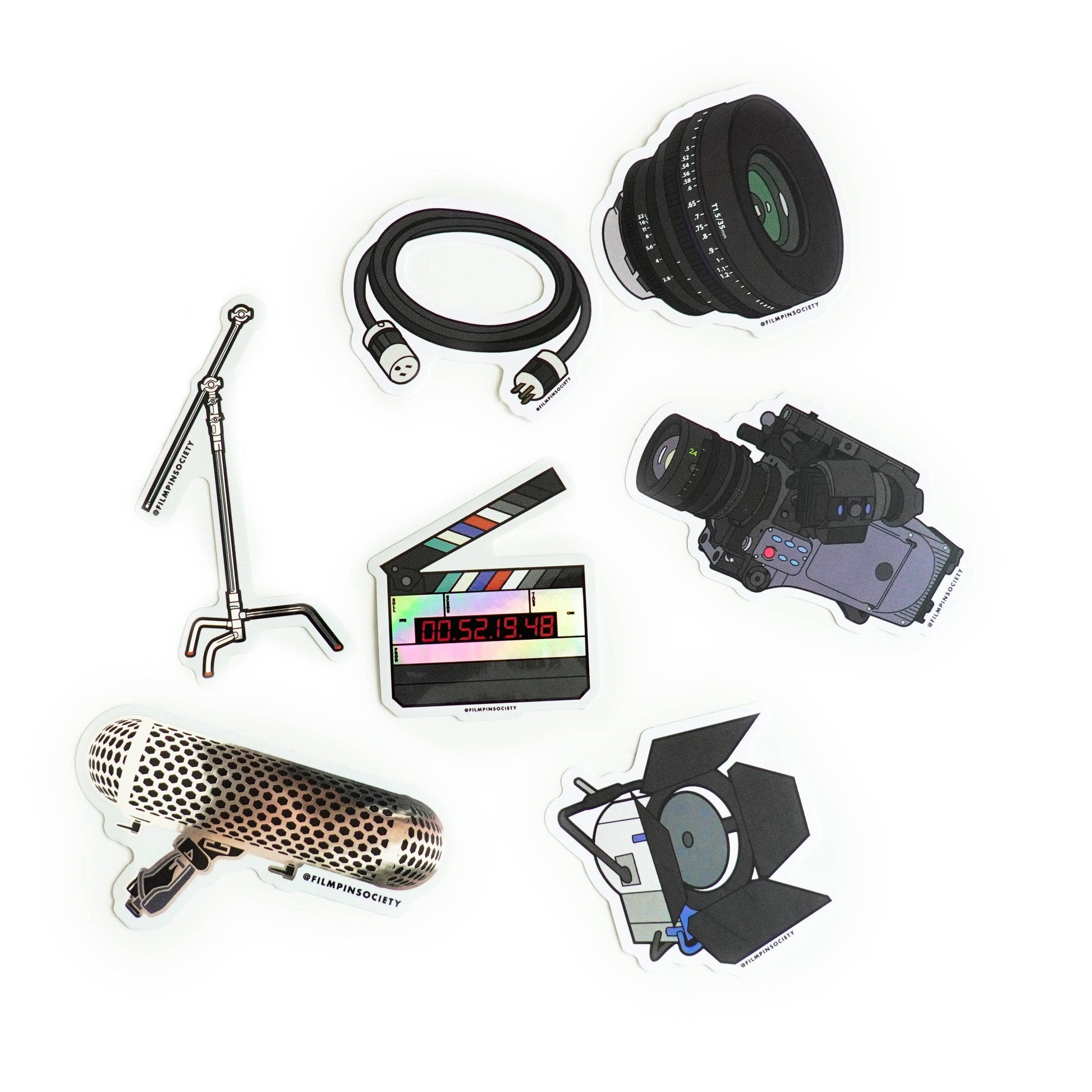 Film Production Sticker Pack - PMA Store at the Portland Museum of Art, Maine