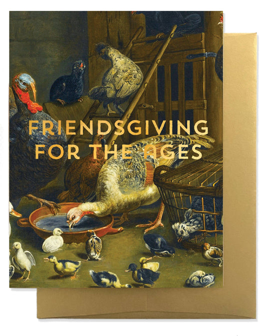 Billet Doux Cards - FRIENDSGIVING Greeting Card - Gold Foil