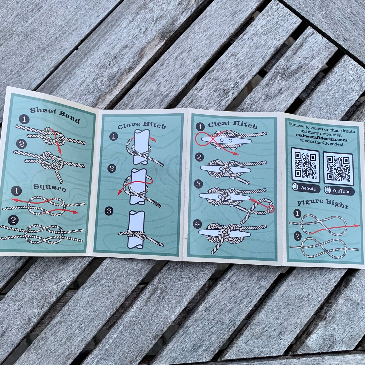 Maine Craft Design - Pocket-Size Knot Tying Kit - PMA Store at the Portland Museum of Art, Maine