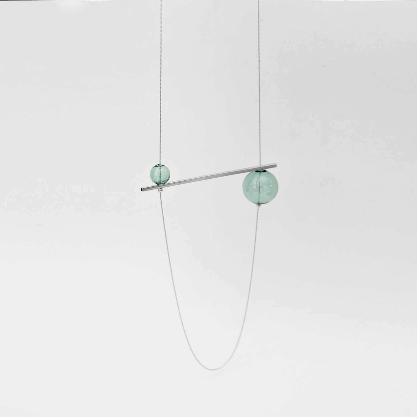 Pursuits - Abacus Necklace: Black Dijon