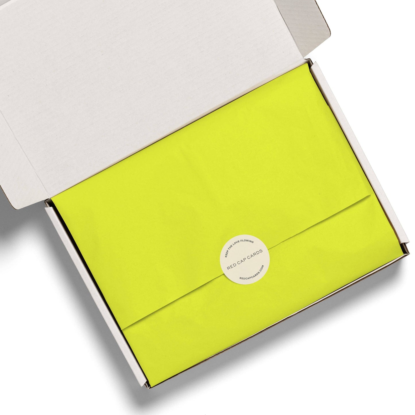 Neon Yellow tissue paper: 8 Sheets - PMA Store at the Portland Museum of Art, Maine