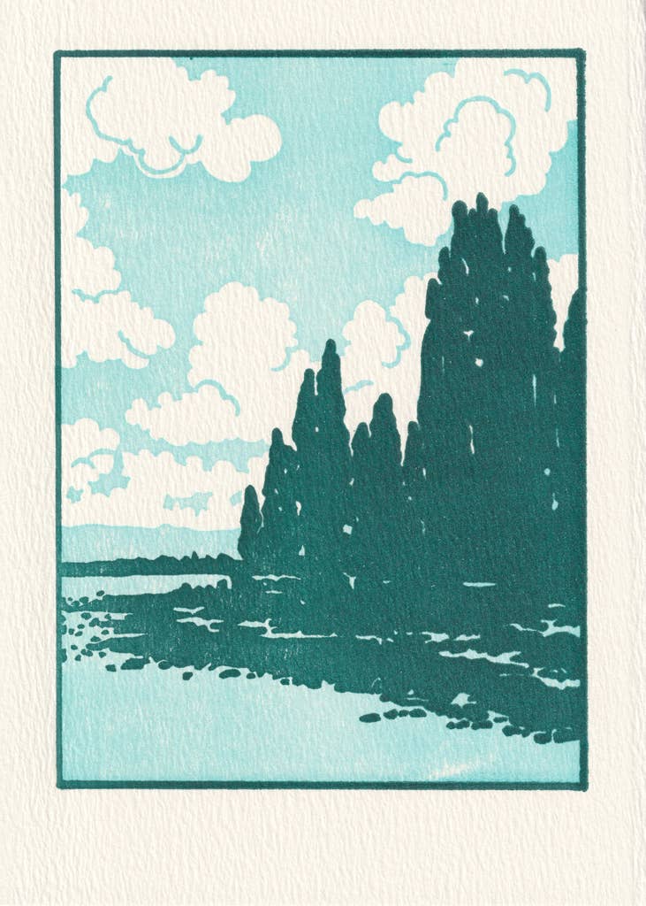 Saturn Press - Lake Clouds: Unsleeved - PMA Store at the Portland Museum of Art, Maine