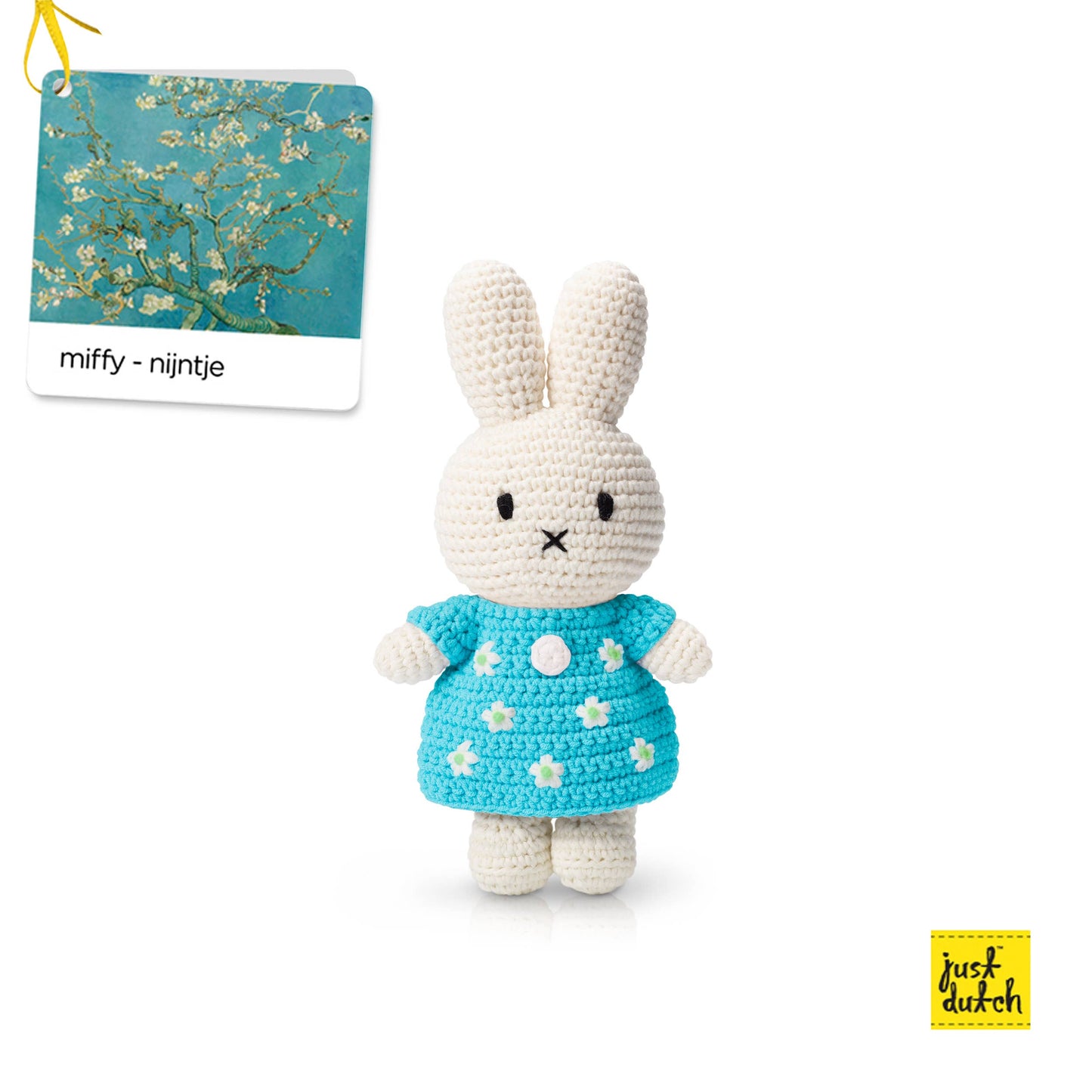 Miffy Van Gogh Inspired Almond Blossom Dress: Dress With Drape - PMA Store at the Portland Museum of Art, Maine