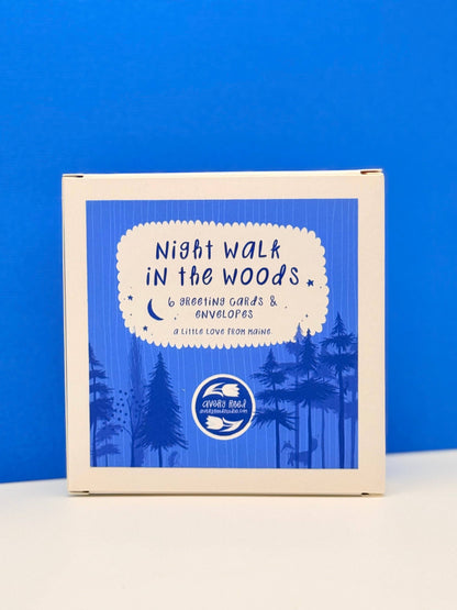 Avery Reed - Night Walk in the Woods Greeting Card Set | Set of 6