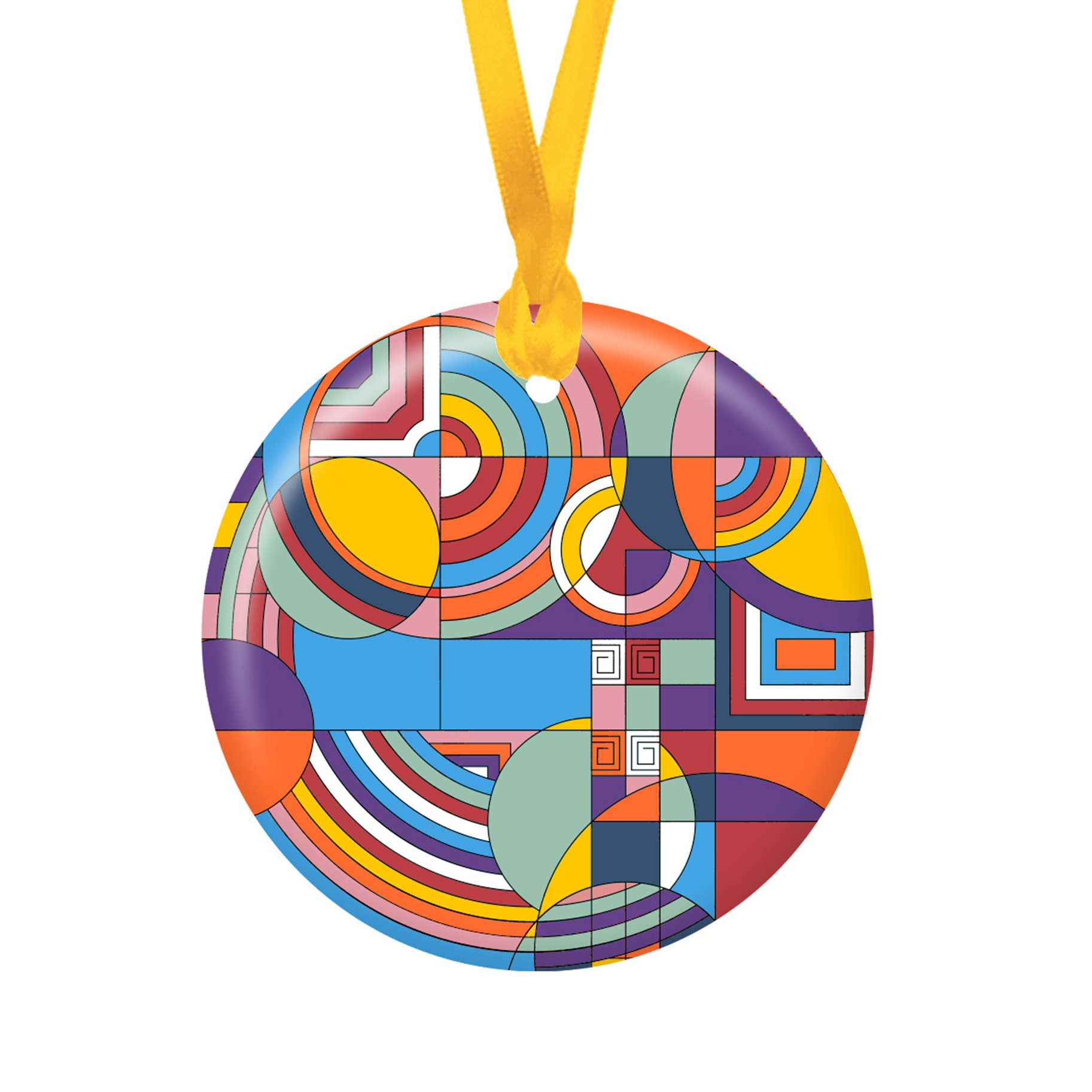 Frank Lloyd Wright Hoffman Rug Keepsake Ornament - PMA Store at the Portland Museum of Art, Maine