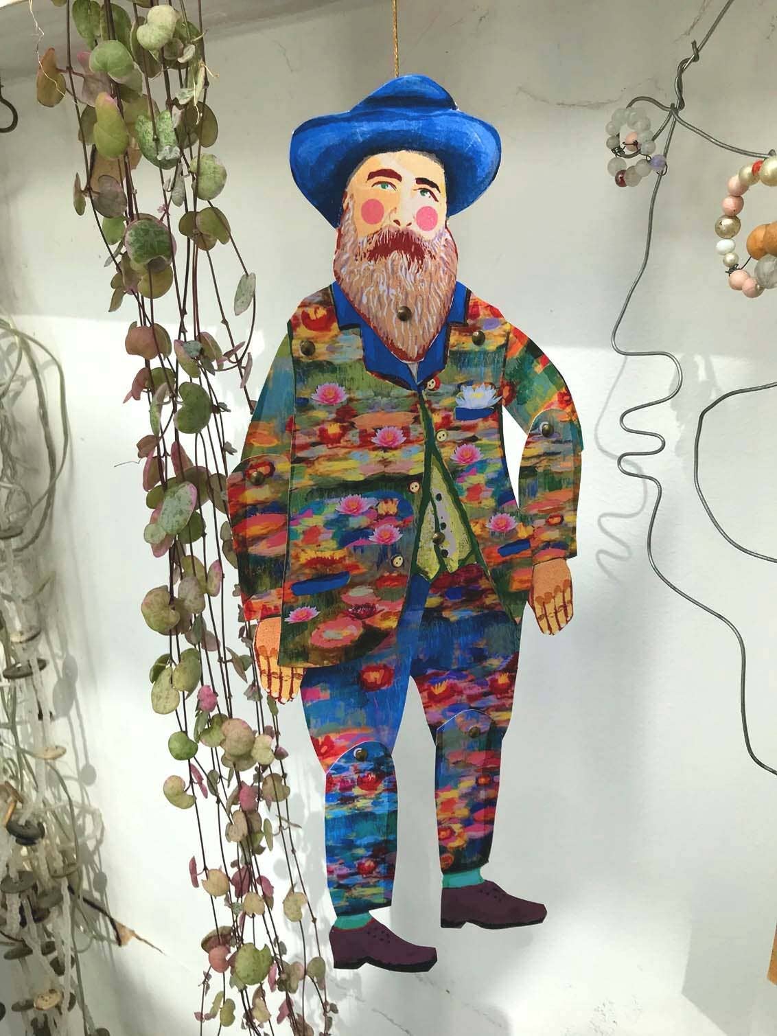 Claude Monet Cut out Make Puppet - PMA Store at the Portland Museum of Art, Maine