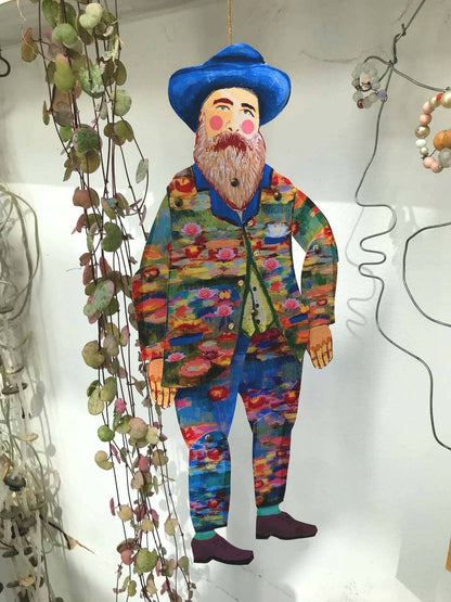 Claude Monet Cut out Make Puppet - PMA Store at the Portland Museum of Art, Maine