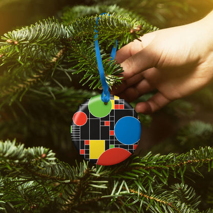 Frank Lloyd Wright Coonley Playhouse Keepsake Ornament - PMA Store at the Portland Museum of Art, Maine
