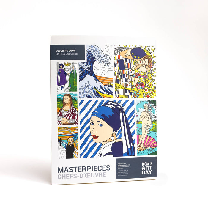 Today is Art Day - Coloring Book - Masterpieces