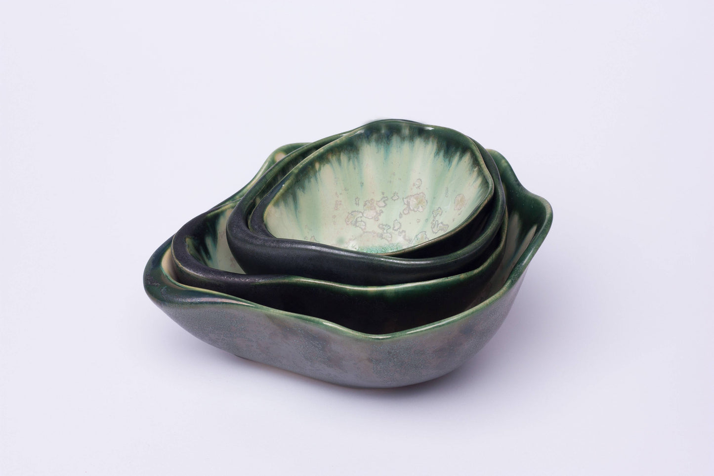 Alison Evans Ceramics - Oyster Sauce Bowl: Abalone & Tortoise