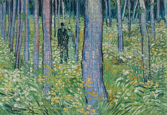 Pomegranate - Vincent van Gogh: Undergrowth with Two Figures 1000-Piece Jigsaw Puzzle - PMA Store at the Portland Museum of Art, Maine