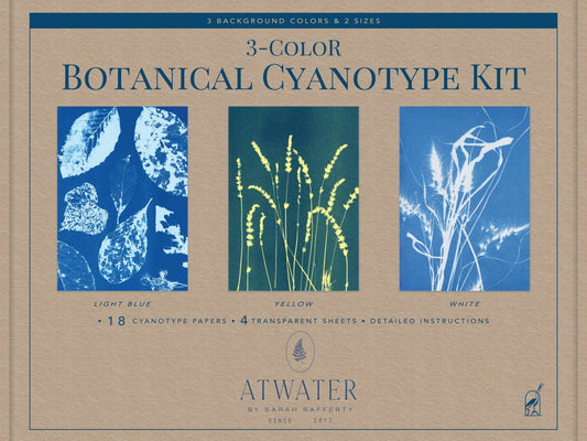 Schiffer Publishing - 3-Color Botanical Cyanotype Kit: Beginner-Friendly DIY Kit