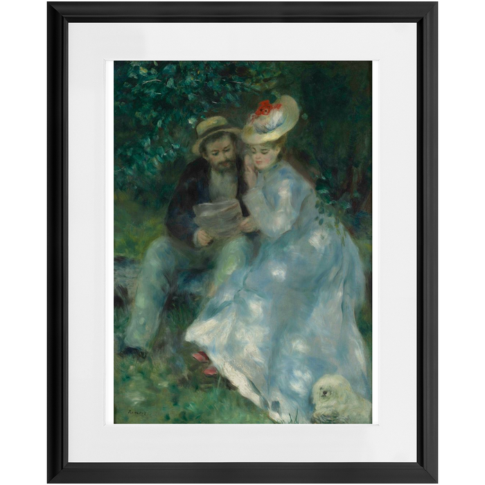 Pierre-Auguste Renoir Confidences (Secrets), circa 1874,  Renoir Premium Framed Print