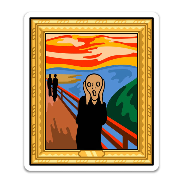 Today is Art Day - Sticker - The Scream - Edvard Munch