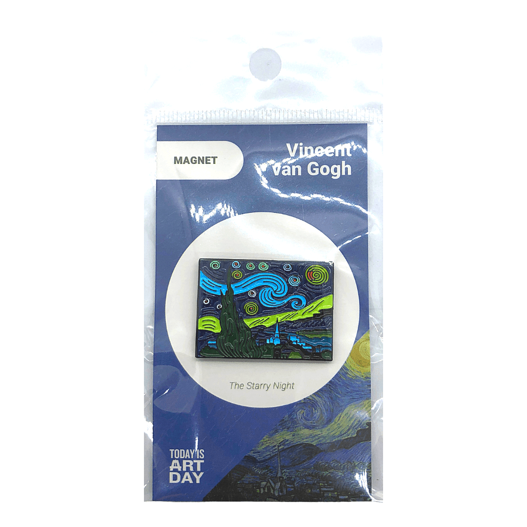 Today is Art Day - Magnet - Starry Night - Van Gogh - PMA Store at the Portland Museum of Art, Maine