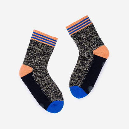 Varsity Knit House Socks: Golden Olive / L/XL - W 9.5-12.5<br>M 8-11