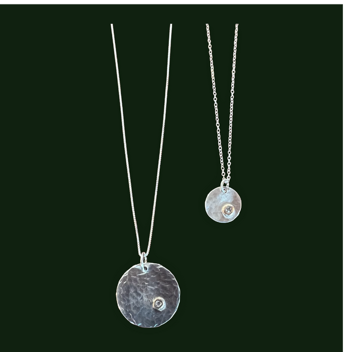 MARTINI Jewels - North Star Necklace in Shiny Recycled Sterling Silver: 16 inches