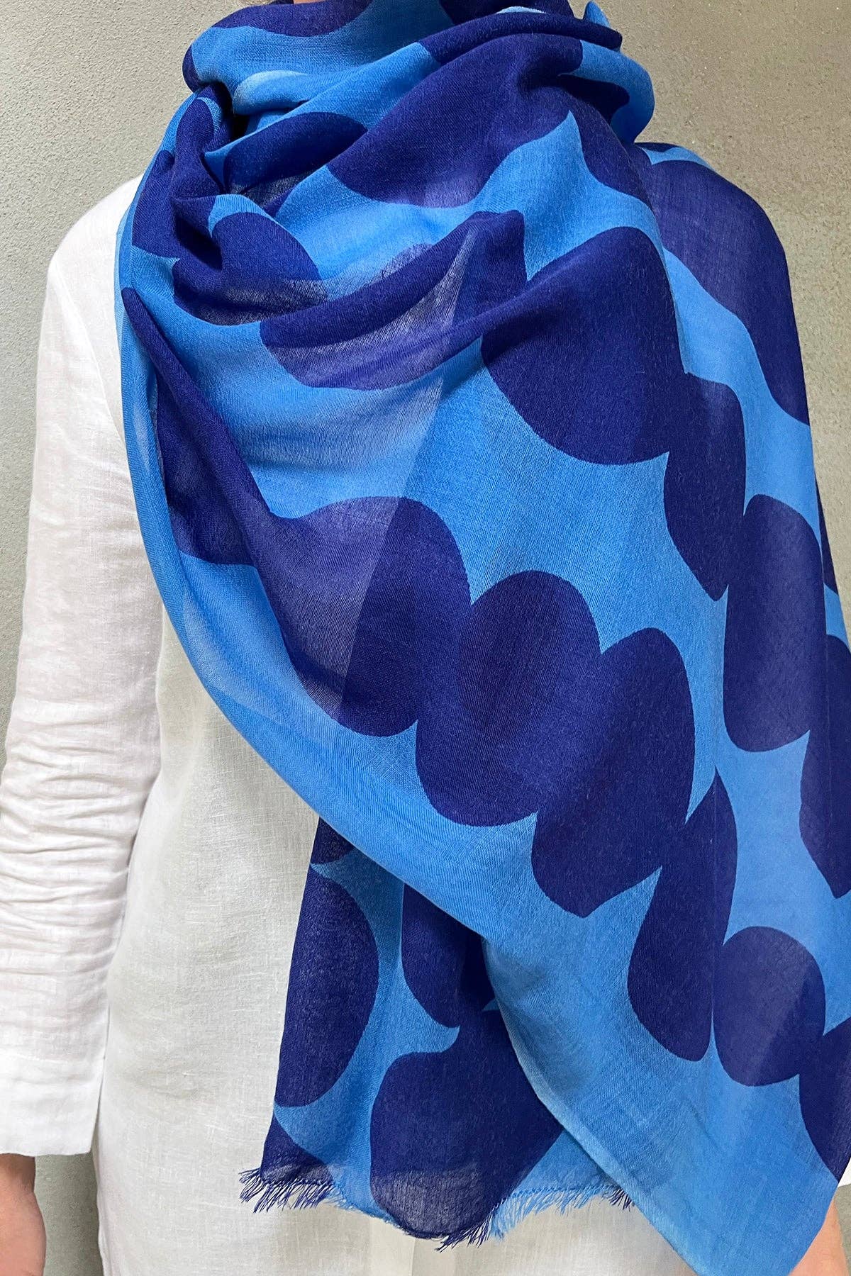 Wool Scarf: Field Indigo - PMA Store at the Portland Museum of Art, Maine