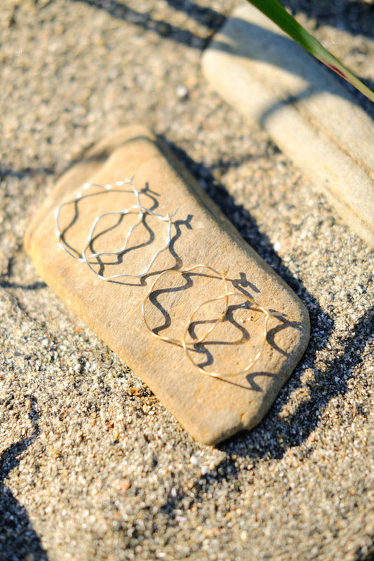 The Eb & Flow Hoops: 14 kt. gold fill - PMA Store at the Portland Museum of Art, Maine
