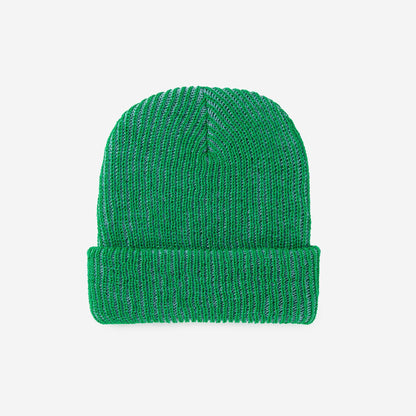 Simple Rib Knit Beanie: Peach Lime - PMA Store at the Portland Museum of Art, Maine