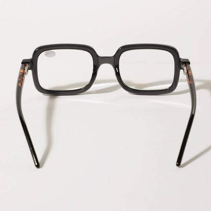 Fashion City - Rectangle Frame Blue Light Reading Glasses: 12 ASSORTED COLOR / ONE SIZE