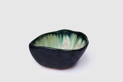 Alison Evans Ceramics - Oyster Desert Bowl: Mint & Tortoise