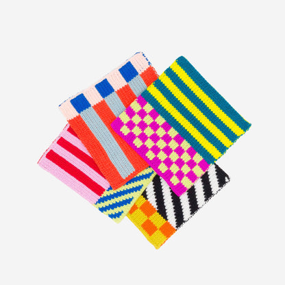 VERLOOP | knits - Pattern Patch Coaster Set: Candy
