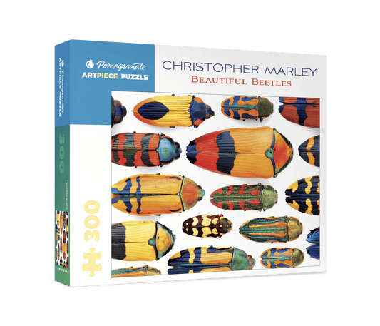Pomegranate - Christopher Marley: Beautiful Beetles 300-piece Jigsaw Puzzle - PMA Store at the Portland Museum of Art, Maine