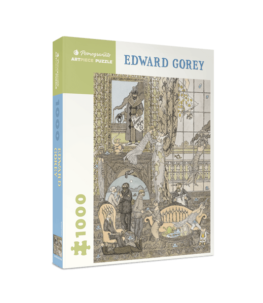 Pomegranate - Edward Gorey: Frawgge Mfrg. Co. 1000-piece Jigsaw Puzzle - PMA Store at the Portland Museum of Art, Maine
