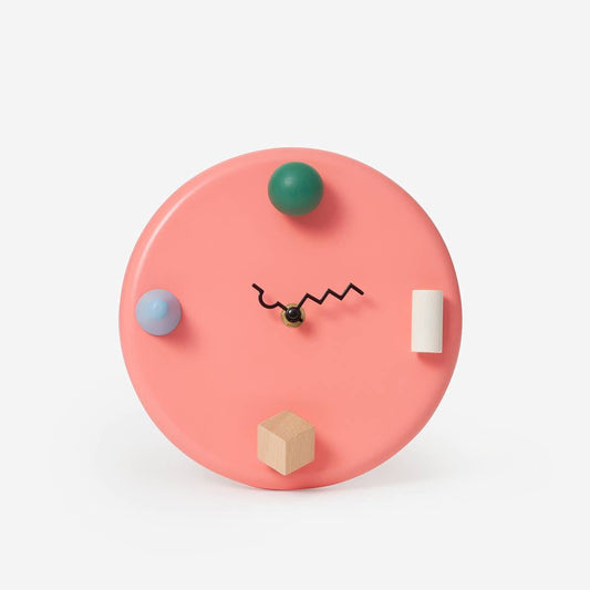 Areaware - Wall Clock: Pink - PMA Store at the Portland Museum of Art, Maine