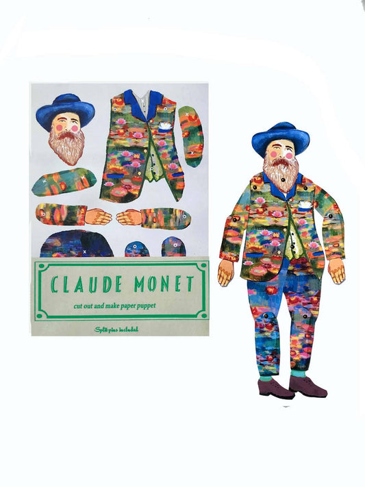 Claude Monet Cut out Make Puppet - PMA Store at the Portland Museum of Art, Maine