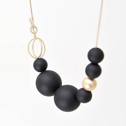 Pursuits - Orbits Necklace: Silver Aqua