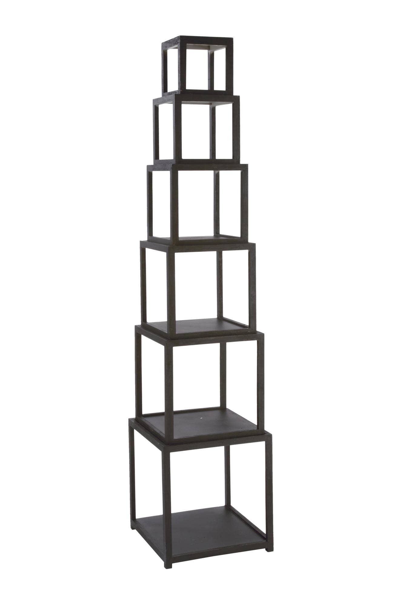 Wood Cube Risers in Set of 3 or Set of 6: White / 6 Cubes - PMA Store at the Portland Museum of Art, Maine