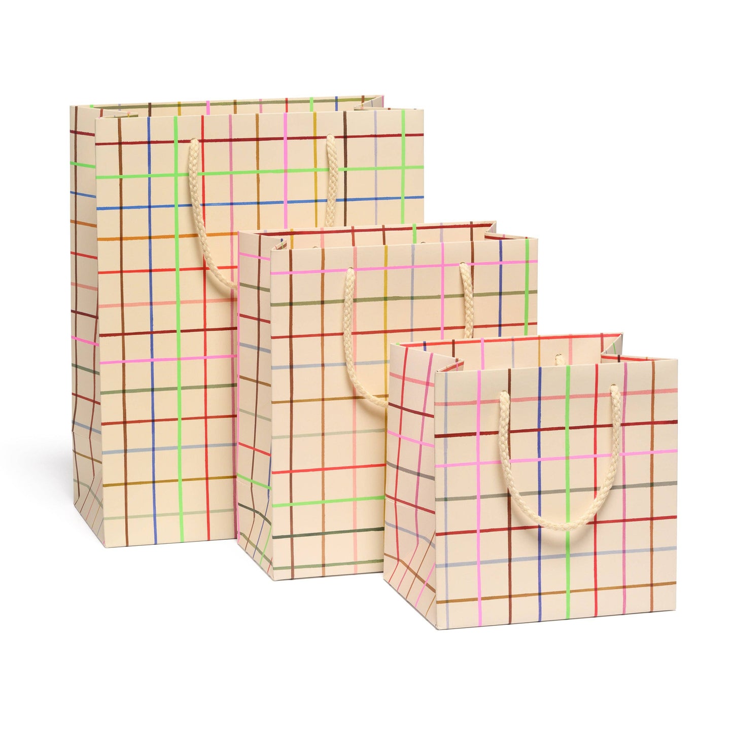 Color Grid gift bags: Small - PMA Store at the Portland Museum of Art, Maine