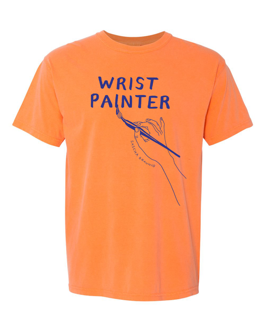 Sascha Braunig; Wrist Painter Tee Shirt in Orange