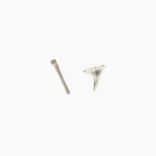 Blackberry Thorn + Bramble Mis-match Studs Earrings SS - PMA Store at the Portland Museum of Art, Maine