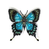 Sea Green Swallowtail Brooch Pin