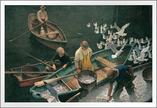 Dark Harbor Fishermen, 1943 by N. C. Wyeth