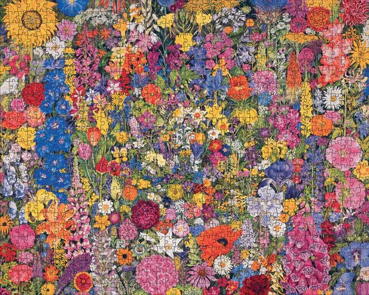 Rosalind Wise: Flower Cycle 1000-Piece Jigsaw Puzzle - PMA Store at the Portland Museum of Art, Maine
