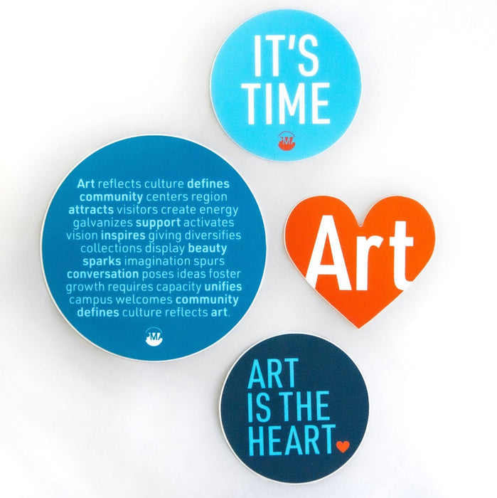 Art is the Heart Sticker Set (4 Stickers)