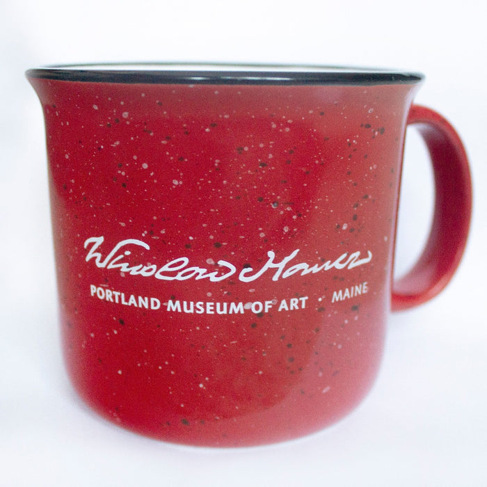 Mug: Homer Red Ceramic Camp Mug