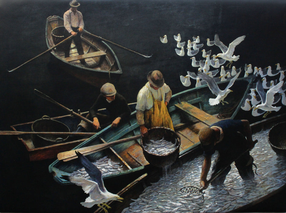 Placemat: Dark Harbor Fisherman by N.C. Wyeth